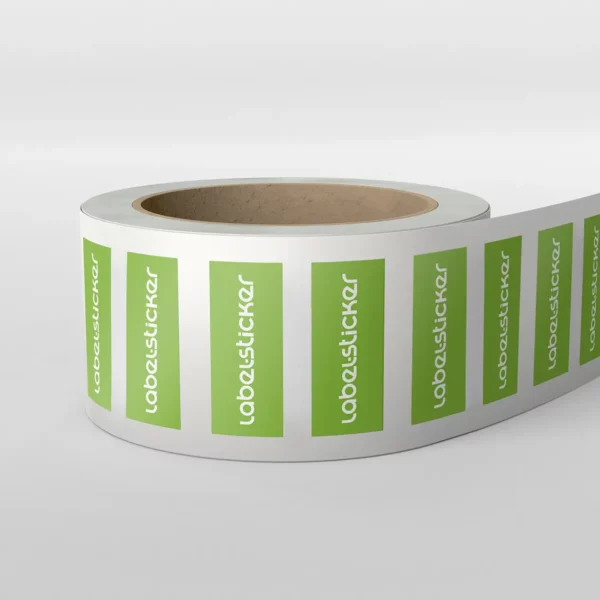 drukowane etykiety prostokątne druk etykiet na rolce roli drukarnia cyfrowa kalkulator wycena online