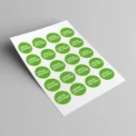 naklejki drukowane na arkuszu A4 druk naklejek drukarnia cyfrowa online kalkulator wycena